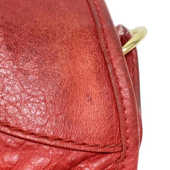 Auth BALENCIAGA The Giant City 173084 Red Leather - Handbag - Picture 14 of 16